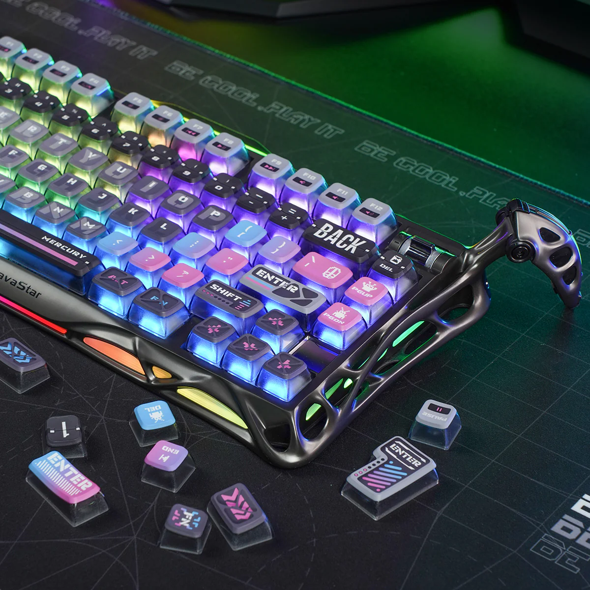Keycaps-Cyberpunk (US Only) (Keyboard Not Included) - Image 4