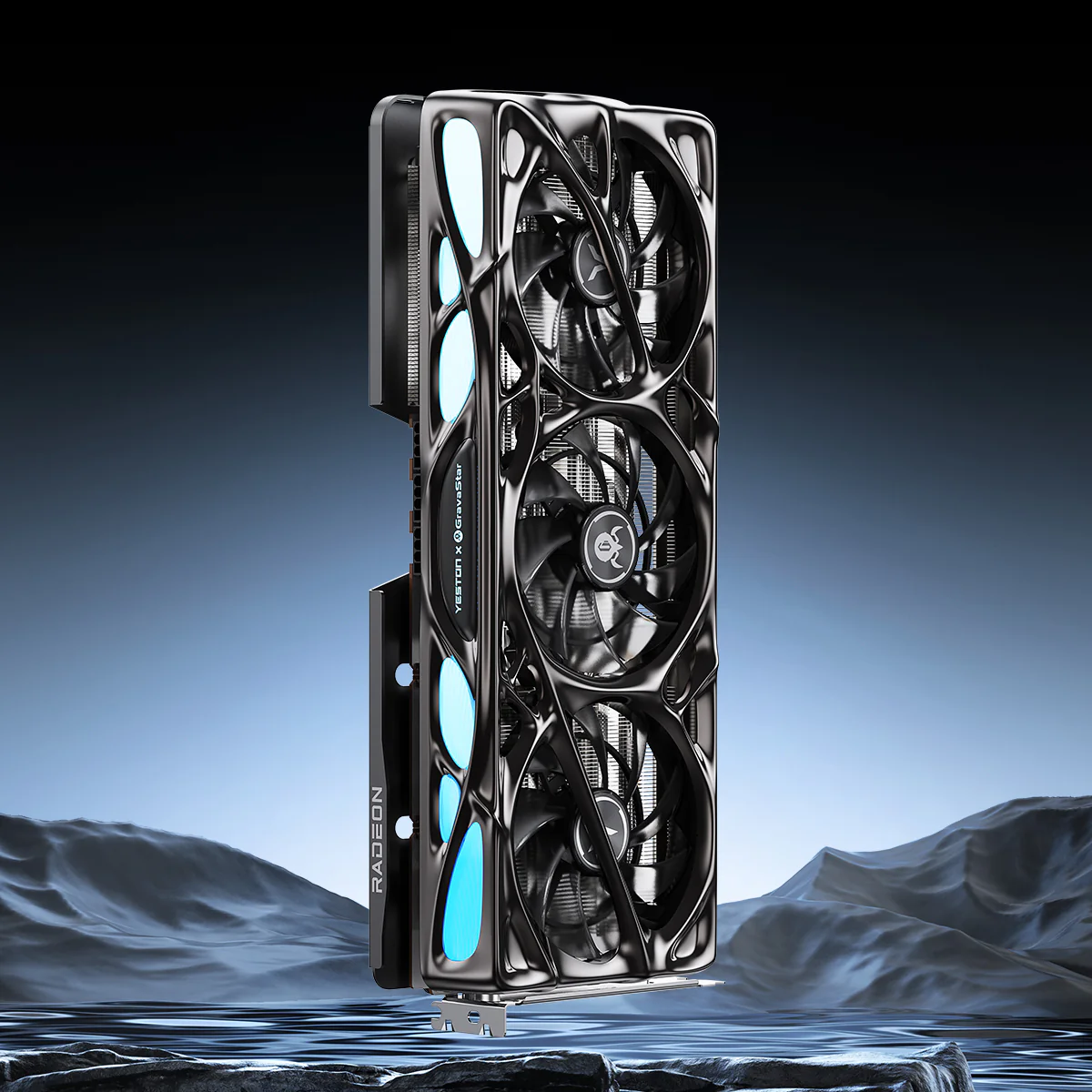 Yeston x GravaStar AMD RADEON RX 9070 XT 16G GDDR6 Mercury Nova OC (US Only) - Image 5